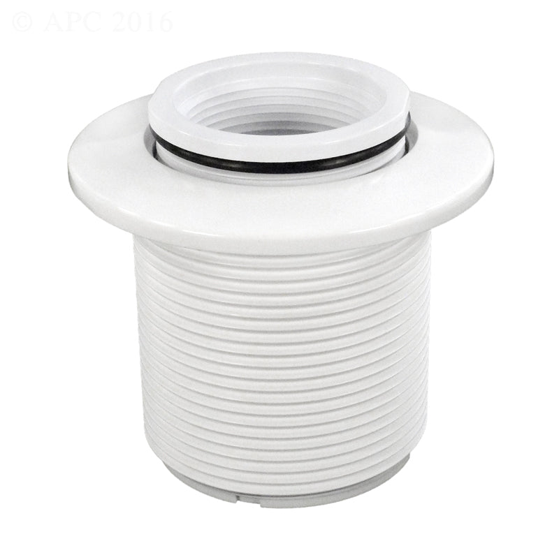 2" INLET FITTING GUNITE WHITE