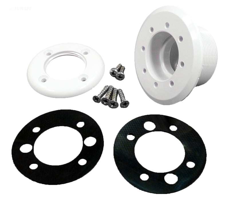 WALL FITTING VINYL FIBERGLASS WHITE 1.5" FPT
