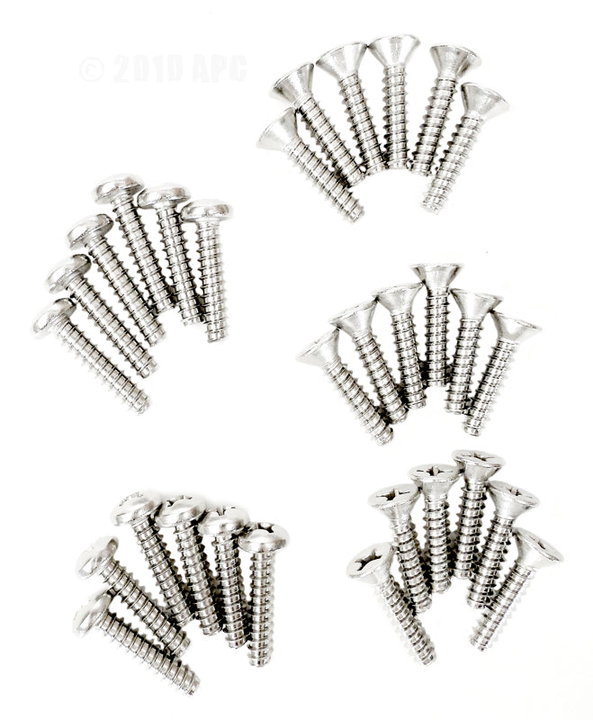 WIDE MOUTH SCREW SET (22 PER)
