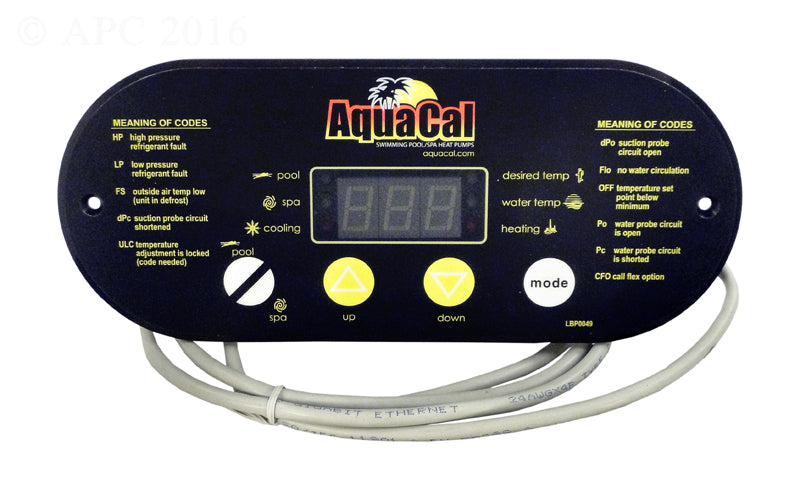 CONTROL PANEL ASSEMBLY 100/120