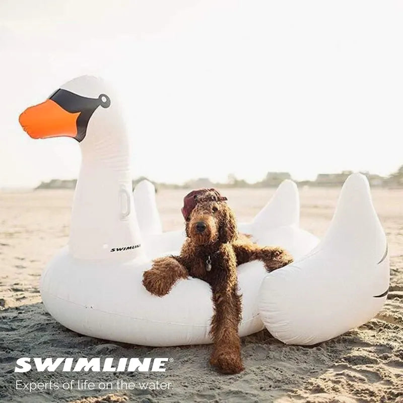 Swimline Original Giant Swan Ride-On Pool Float | 90621