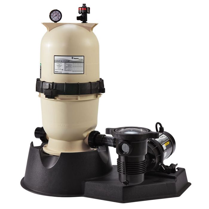 100 SqFt Clean & Clear® Filter System with 1 HP Standard Pump | EC-PNCC0100OE1160