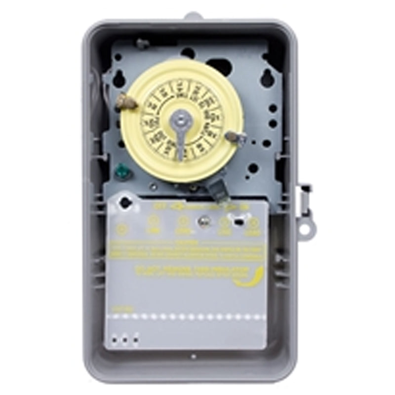 TIME CLOCK PLASTIC CASE GRAY