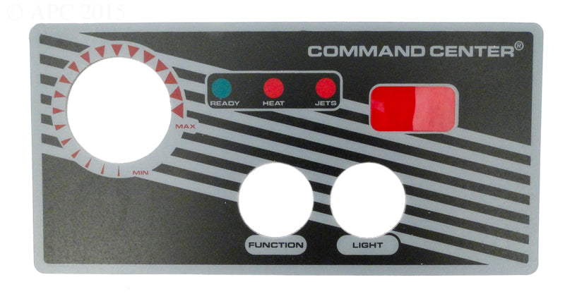 LABEL FOR 2 BUTTON TOPSIDE CONTROL