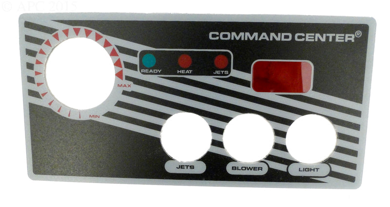 LABEL FOR 3 BUTTON TOPSIDE CONTROL
