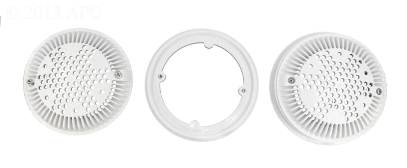 FRAME GRATE 7 7/8" DIAMETER WHITE CONCRETE
