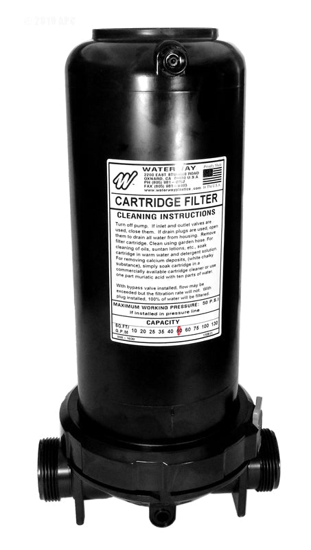 50 SQ. FT.,1-1/2 IN-LINE FILTER, W/ BYPASS