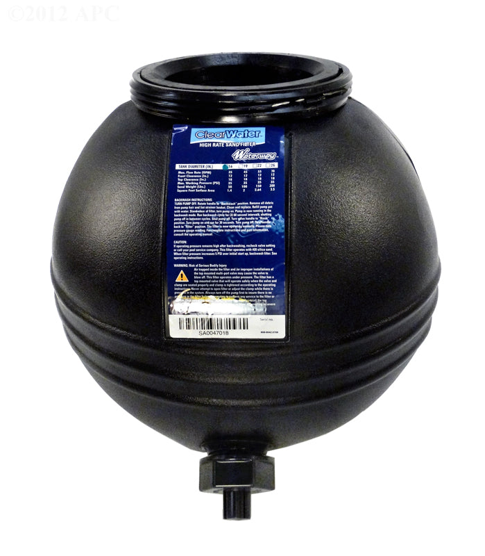 16" SAND FILTER BODY