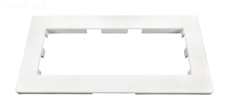 WIDE MOUTH TRIM PLATE WHITE
