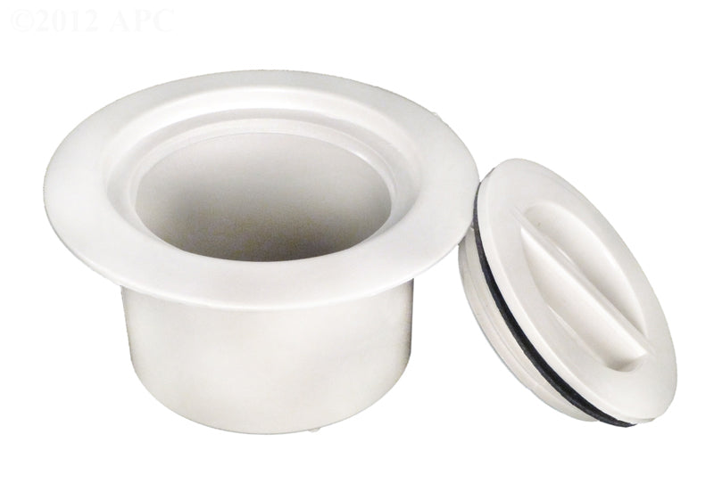 FLANGE & PLUG ASSY.-WHITE FOR