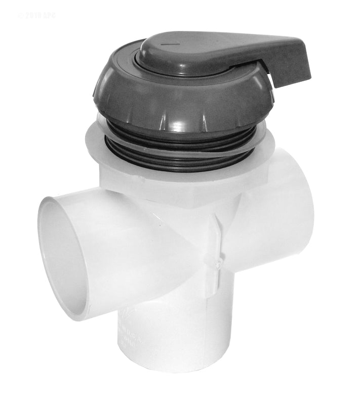 2" TOP ACCESS DIVER VALVE NOTCHED (GRAY)