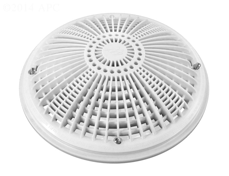 10" RD TRU FLO AV COVER & FRAME WHITE