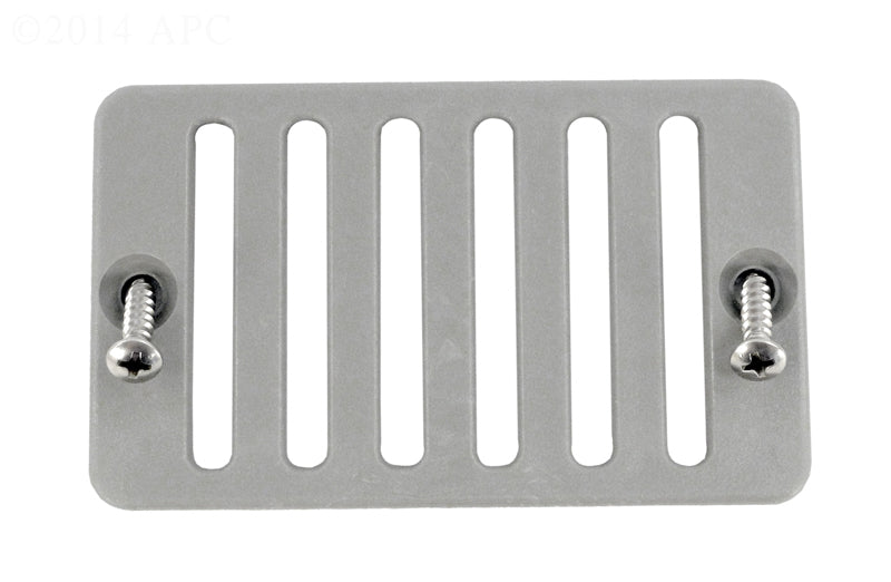 2"X4" DECK/GUTTER DRAIN GRATE-GRY