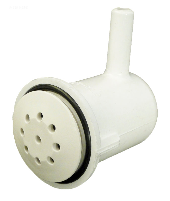 TOP-FLO AIR INJECTOR, 3/8"BARB ELL - WHITE