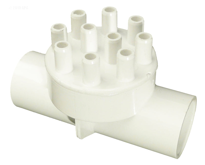 AIR MANIFOLD ASSY 1"S X 1"S X(10)3/8"S BARB