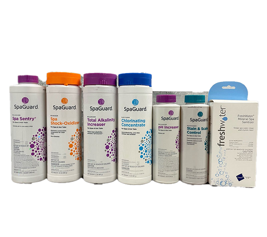 Spa Start up Kit Chlorine Chemicals SpaGuard