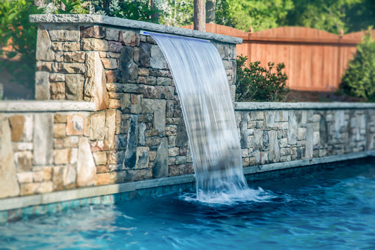 pool waterfall