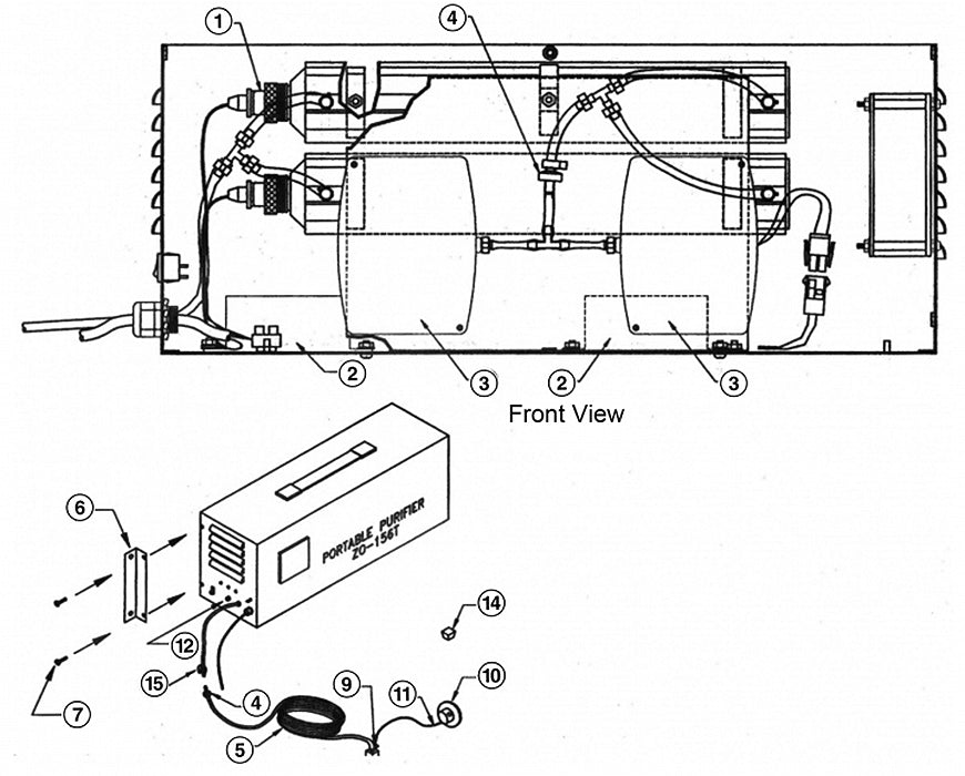 ZO-156T Ozonator