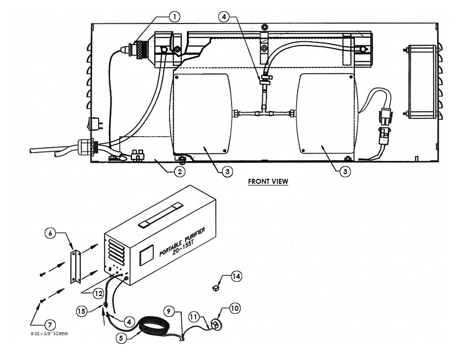ZO-155T Ozonator