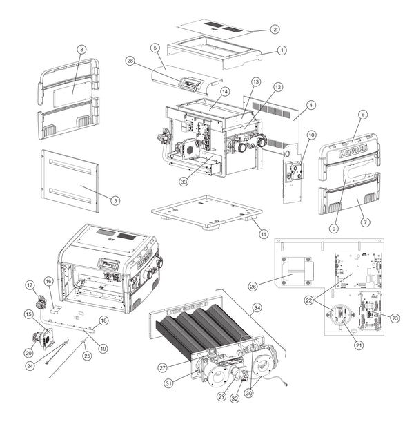H-Series H250FD & H400FD ASME Commercial Heaters