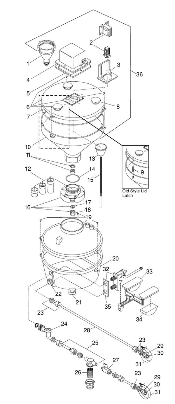 Watermatic G1000 Dichlor Granular Feeder