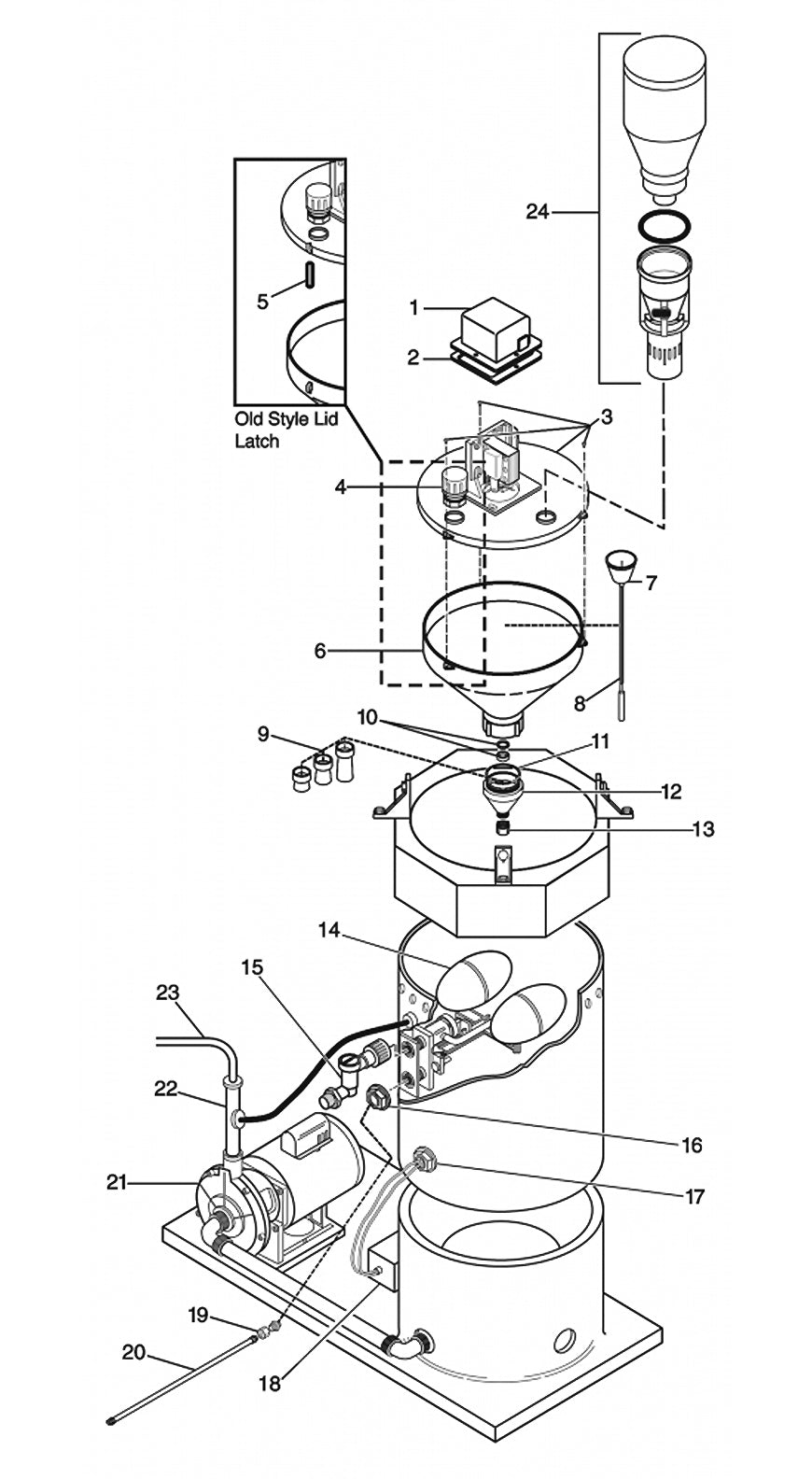 Watermatic G7500 Cal Hypo Granular Feeder