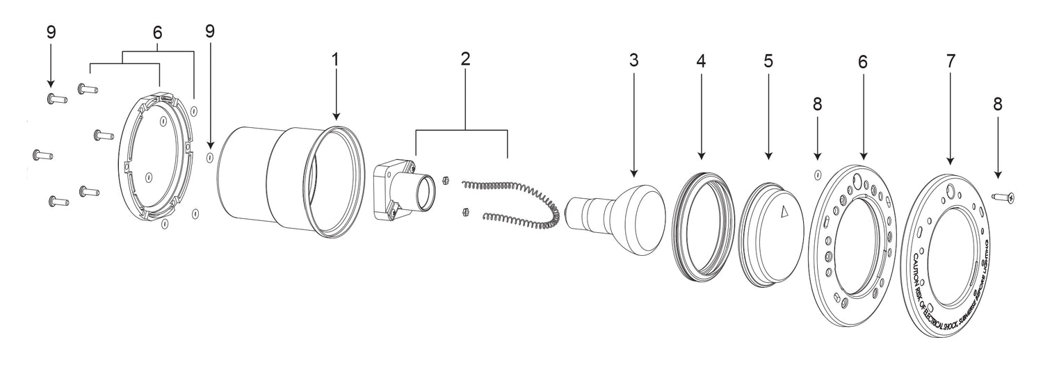 JandyWhite Small Incandescent Light