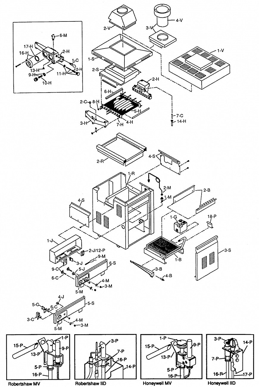 R185-R405 Analog Heaters