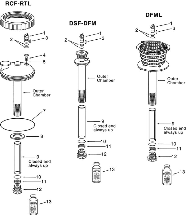 Dynamic Series Filter Bromine/Chlorine Dispenser
