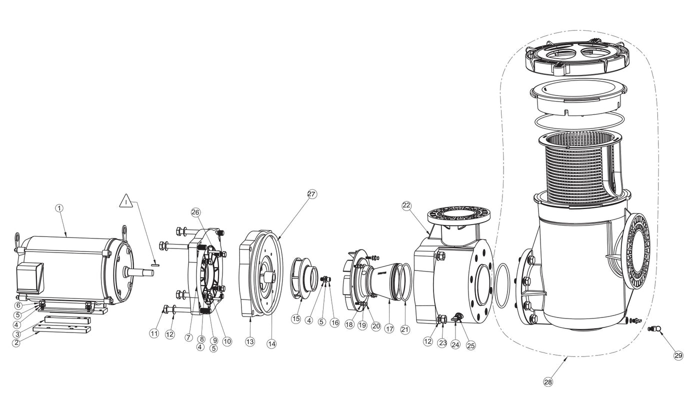 EQ Commercial Plastic Pump