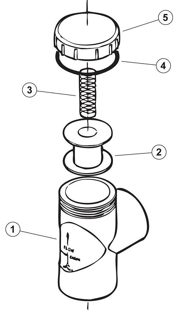 Ortega Spring Check Valve