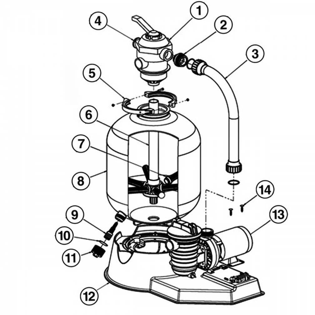 Cristal-Flo II Sand Filter System