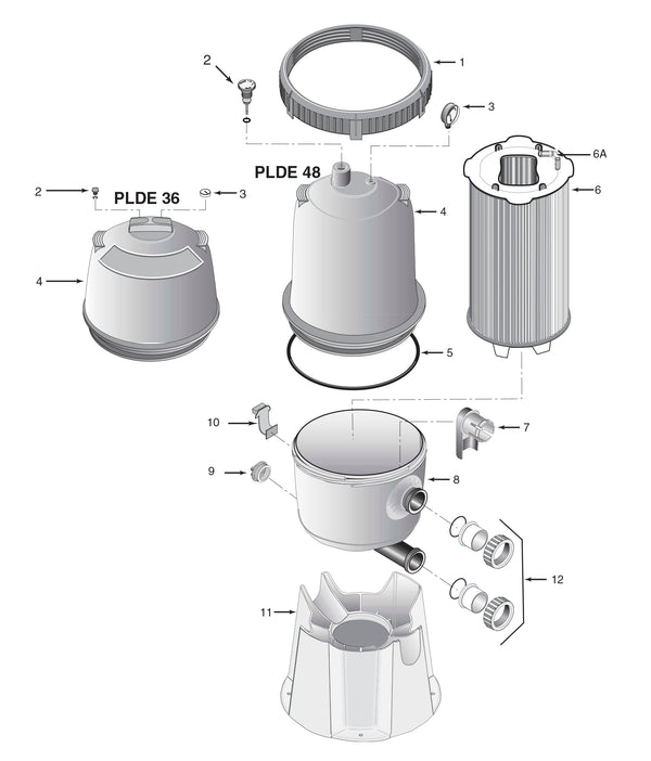 System 2 PLDE36, PLDE48 Modular Filter