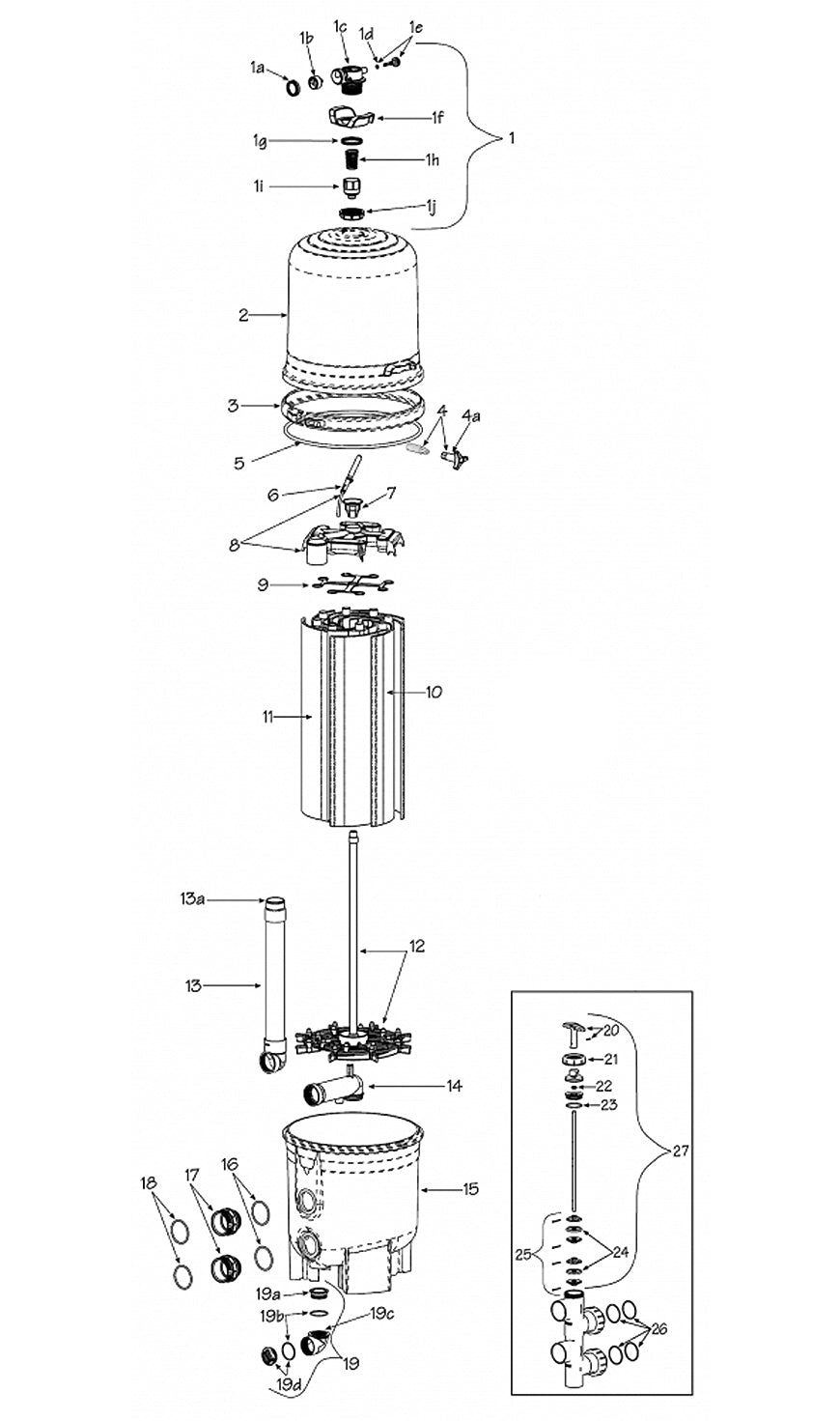 Crystal Water DE Filter
