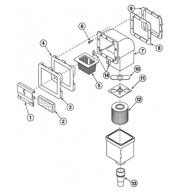 Spa Skimmer & Skim Filter