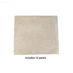 REFRACTORY KIT INCLUDES 12 PANELS