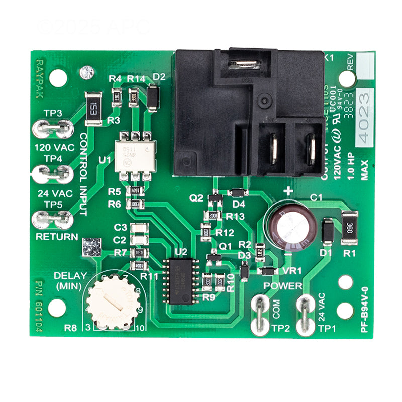 PUMP RELAY PC BOARD
