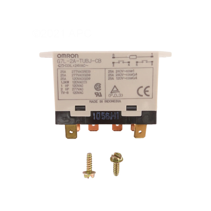RELAY DPST 24 VAC