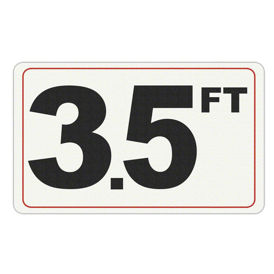 3.5 FT DEPTH MARKER VINYL
