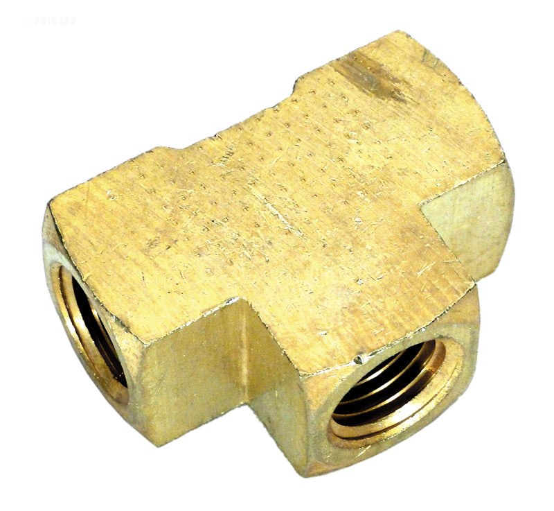 TEE 1/4" BRASS