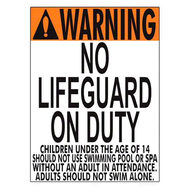 NO LIFEGUARD (VA ONLY)