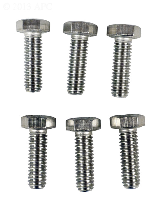 HEX CAP SS 5/16-18X1"(6/BAG)