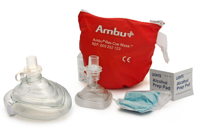 CPR MASK W/O2 INLET&HEAD STRAP