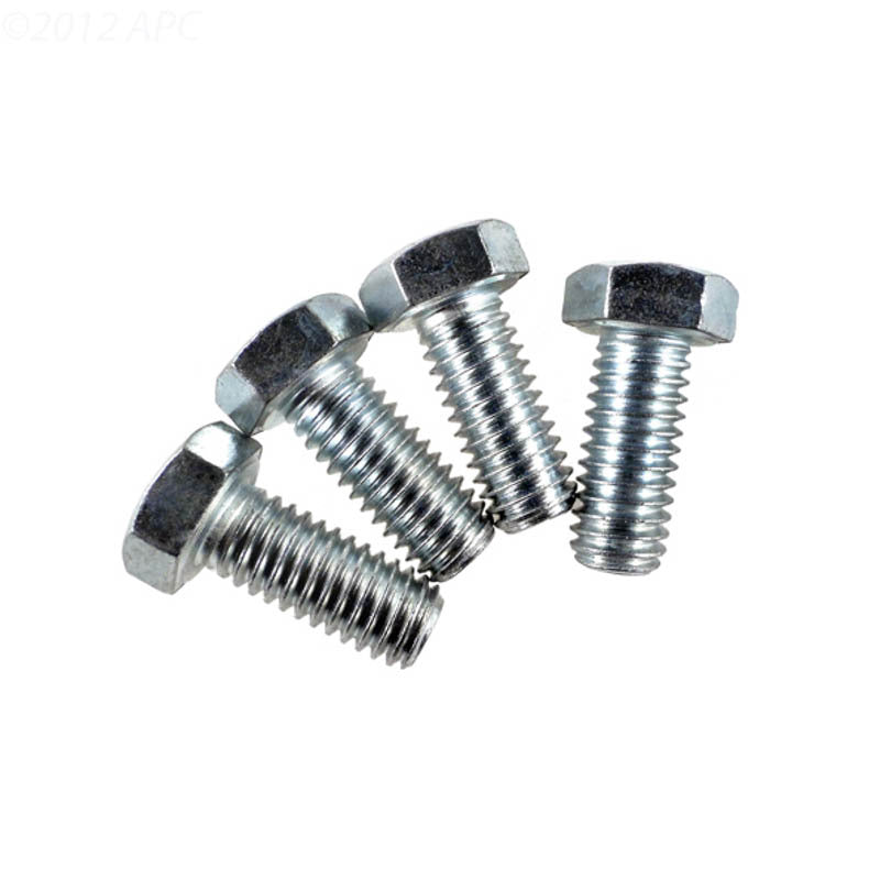 HEX CAP PL 3/8-16X7/8"LG 4/BAG