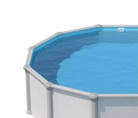 Ocean Blue 18' Round Solid Blue Overlap AG Liner 48"- 54" Wall | 200018