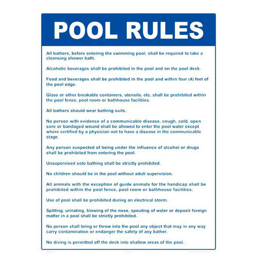 POOL RULES STANDARDS DELEWARE