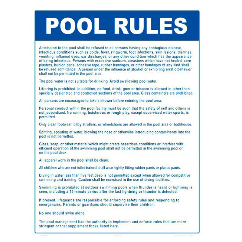 POOL RULES FOR ILLINOIS