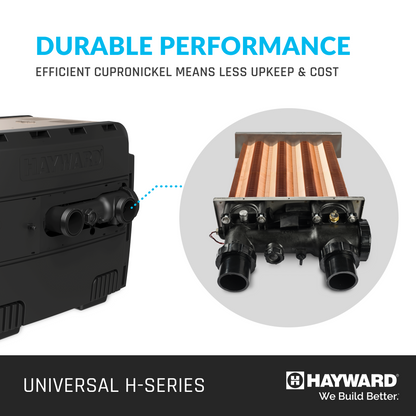Hayward Universal H-Series Heater | Low NOx | 150K BTU | Natural Gas | W3H150FDN