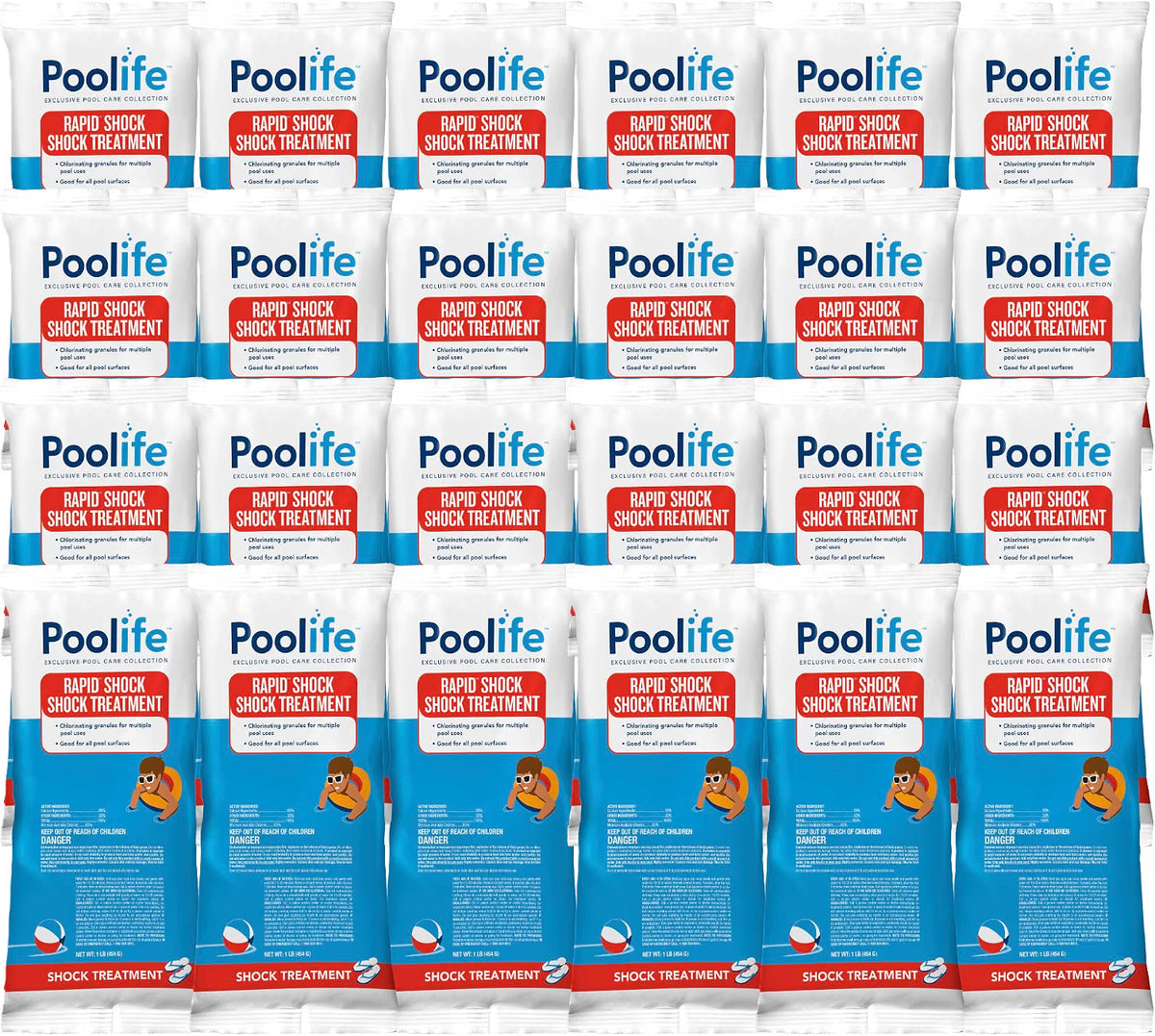Poolife Rapid Shock 24- 1 Lb. Bags | 22232-24
