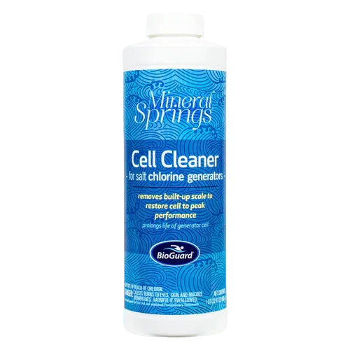 BioGuard's Mineral Springs Cell Cleaner | 2324BIO is ideal for maintaining your salt chlorinator cell, effectively removing scale buildup to improve performance.